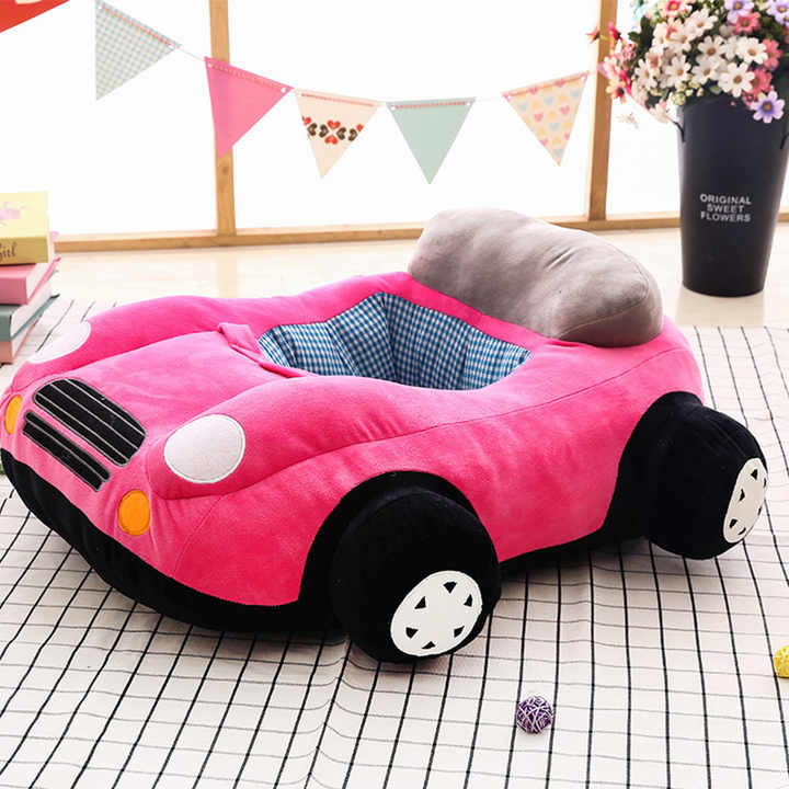 Car Shape Baby Plush Sofa Seat - Image 3