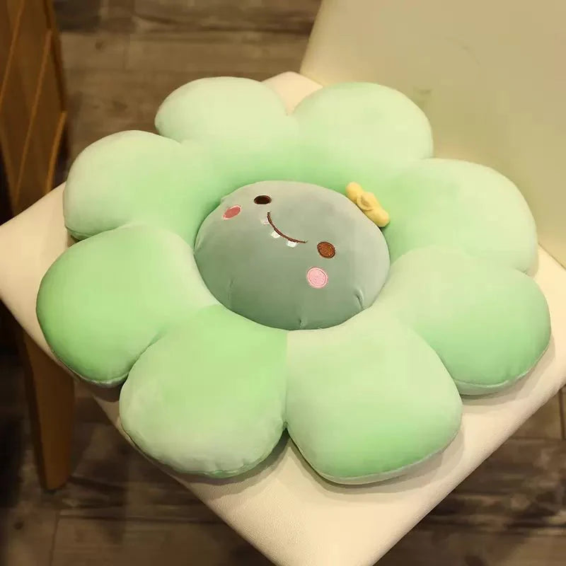 Cute Sun Flower Cushion For Kids - Image 6