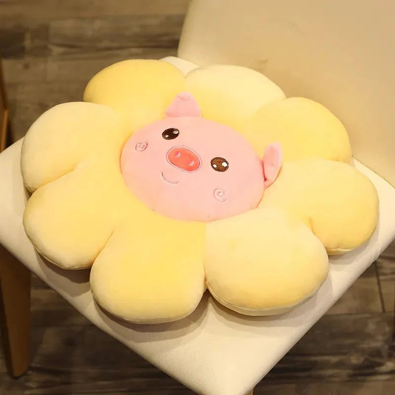 Cute Sun Flower Cushion For Kids - Image 4
