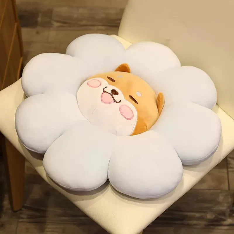 Cute Sun Flower Cushion For Kids - Image 5