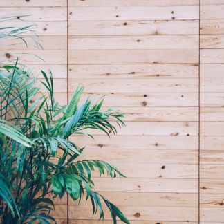 Wooden outdoor slats