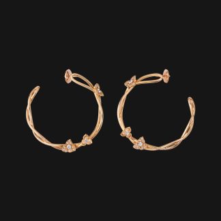 14k Solid Bloom Earrings testingg