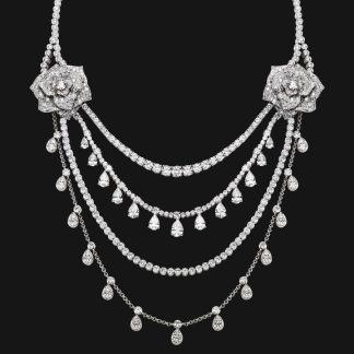 18k Fluid Lines Necklace