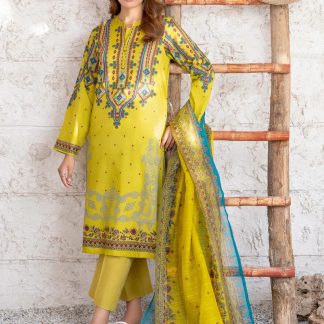 3 Piece Lawn Suit-Printed