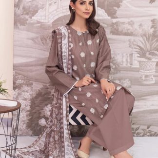 2 Piece Lawn Suit-Embroidered